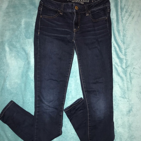 Dark wash American Eagle jeggings - Picture 1 of 4